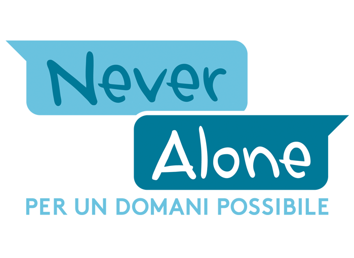 Never Alone Fondazione Cariplo Pensieri e Colori Comunità Progetto